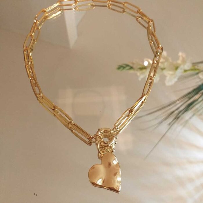 CS166646 - Colar de coração torto - Imagem 1