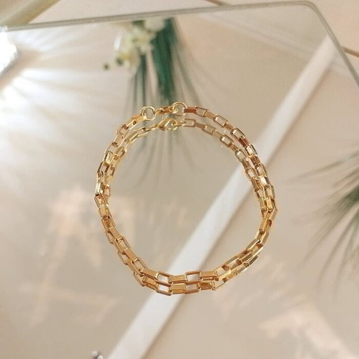 Pulseira elo quadrado p – 166810 - Imagem 1