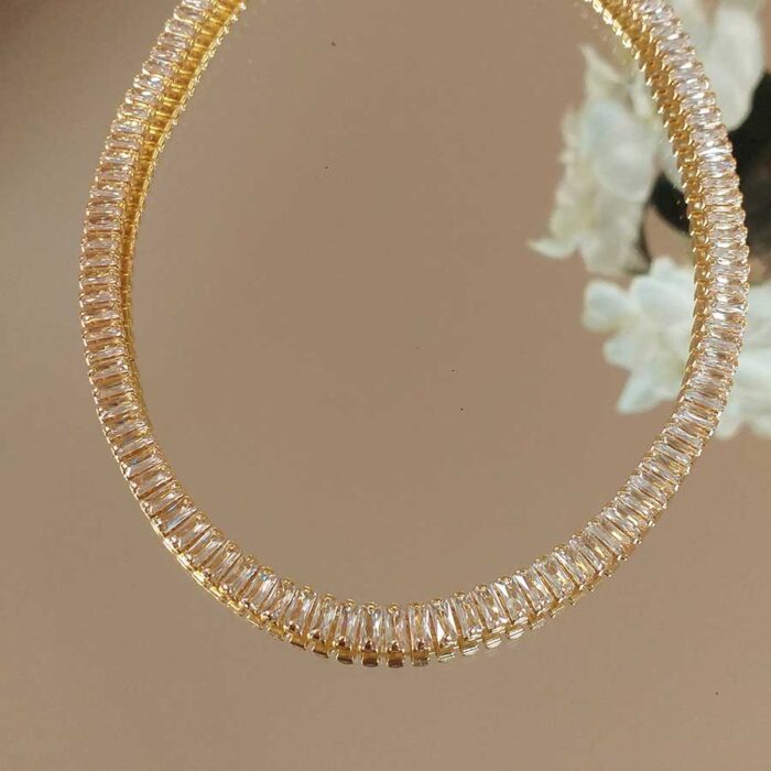 Choker baguete cristal II – 2988 - Imagem 1