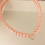 Colar Pérola Rosa - 4661
