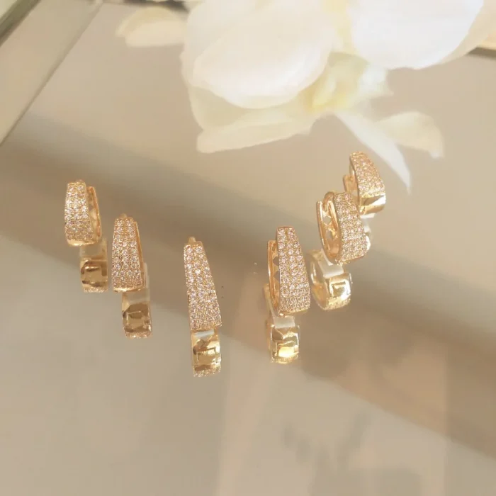 Trio de Argolas Ouro - 4802 - Imagem 1