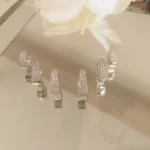 Trio de Argolas Ródio - 4801