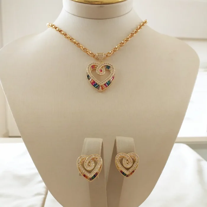 Conj. Coração Rainbow - 4804 - Imagem 1