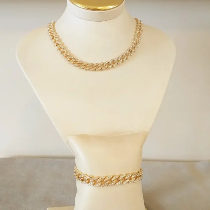 Conjunto de Elos e Zircônia - 4838 - Imagem 2