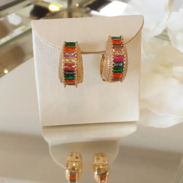 Brinco Argola Rainbow - 4865 - Imagem 1
