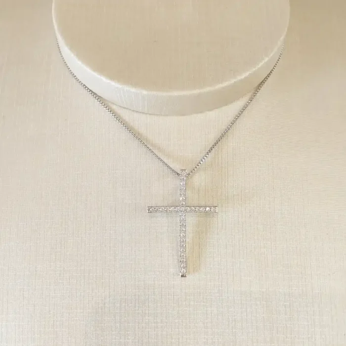 Colar Crucifixo R. - 4877 - Imagem 1