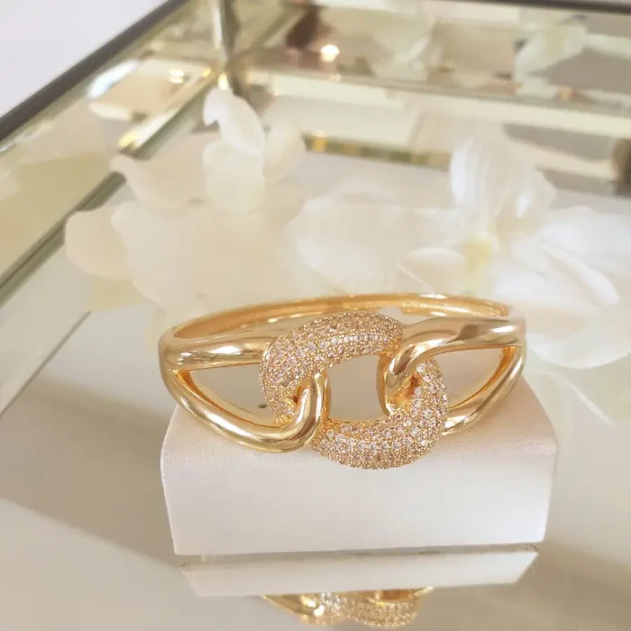 Bracelete Elo Zircônia O. - 5004 - Imagem 1