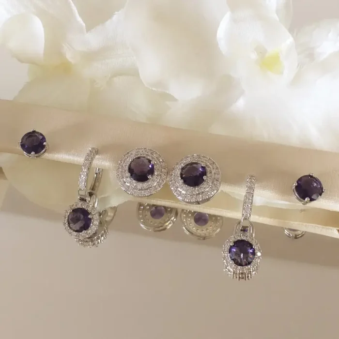 Trio de Bolinha Tanzanita - 5046 - Imagem 1