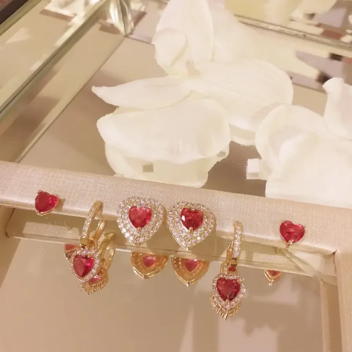 Trio Coração Rubelita - 5052 - Imagem 1