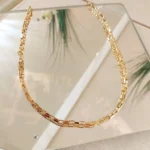 Colar elo quadrado p - 166809