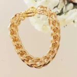 Pulseira de elos diamantados - 2923