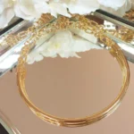 Colar tubo com corrente - 3219