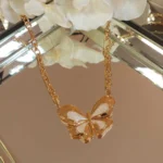 Colar de borboleta pérola - 3226