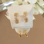 Brinco argola cristal - 4534