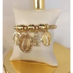 Pulseira Berloques Religiosos - 4723 - Imagem 3