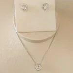 Cjto Ponto de Luz Ródio - 4777