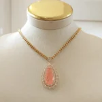 Colar Gota Salmão - 4819