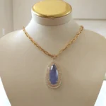 Colar Gota Tanzanita - 4821