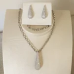 Conjunto Gota Ródio (Ganhe a Pulseira) - 4846