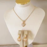 Conjunto Coração Ouro - 4853 - Imagem 2