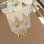 Brinco gota zircônia - 4881