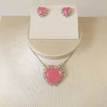 Conj Coração Pink R - 4977