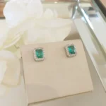 Brinco Baguete Turmalina R.-4987