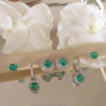 Trio de bolinha Turmalina - 5047