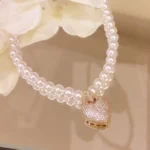 Colar Pérola Coração - 5218