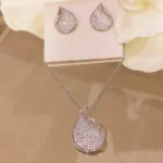 Conj. Gota Crystal Ródio - 5216